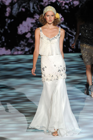 Illustration for article titled Badgley Mischka's Collection Is Perfect...If You're A Society Bride Or YSL Muse, That Is.